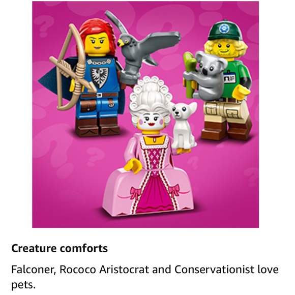 Lego Series 24 Rococo Aristocrat - Picture 6 of 11